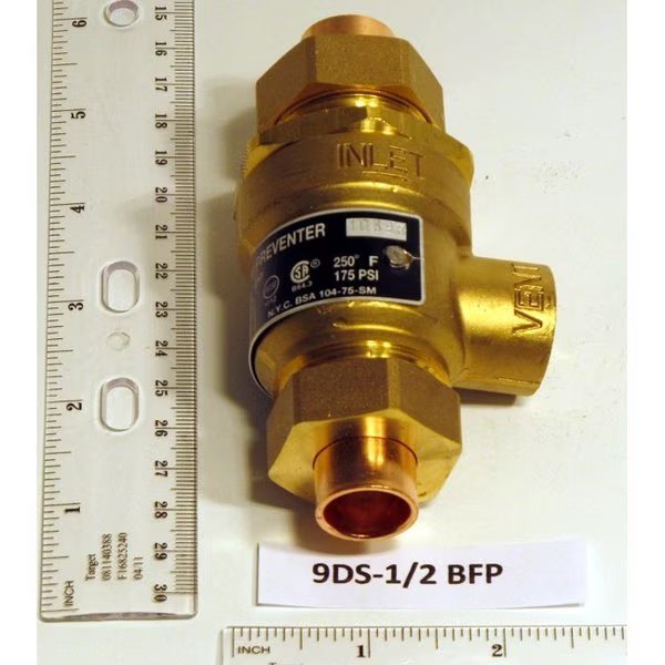 9Ds-1/2-M3 Bfp Atmospheric Vent, Watts, Mfr#: 9DS-1/2-M3